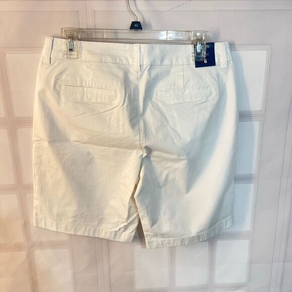 J crew NWT 9" Frankie bermuda chino short in white size 6 - Picture 5 of 10